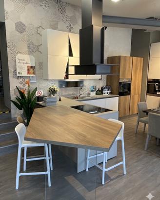 Cucina Nuova Moderna Stosa con Elettrodomestici