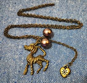 Collana Zebra & Cervo Necklace Charms 2 Modelli