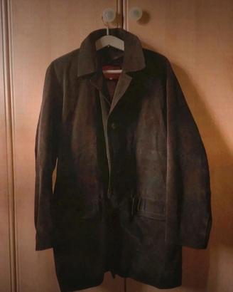 Cappotto in pelle vintage anni 80