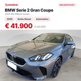 BMW Serie 2 Gran Coupe 220d 48V MSport autom.