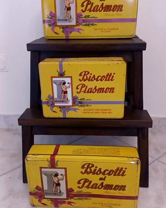 Scatola Plasmon in latta 