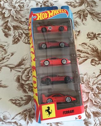 Hot wheels pack 5 ferrari