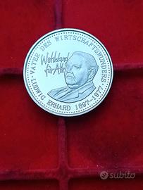 MEDAGLIA BRD 1995 Ludwig Erhard padre del miracolo