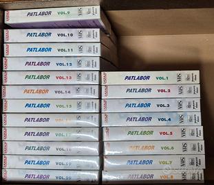 VHS Daitarn 3 e Patlabor da 1 a 20 complete+ extra