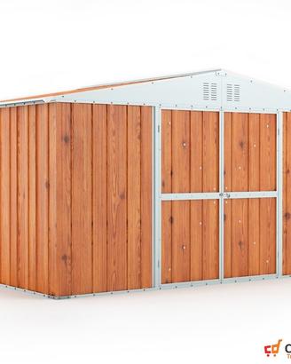 Box lamiera deposito Acciaio 403x269 fin legno