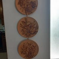 lavori fatti con pirografo