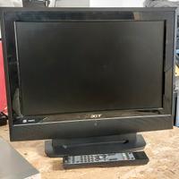 TV 19 pollici + lettore DVD + decoder tv