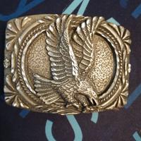 fibbia stile western Vintage