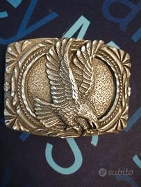 fibbia stile western Vintage