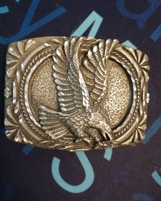 fibbia stile western Vintage