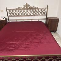 Letto matrimoniale in ottone