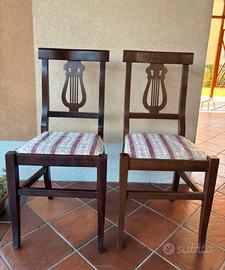 Sedie in legno