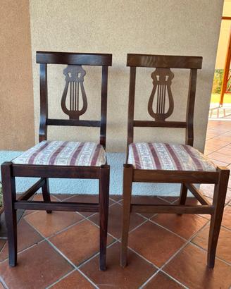 Sedie in legno