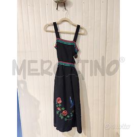 ABITO DONNA FIORUCCI VINTAE BLU CON FIORI