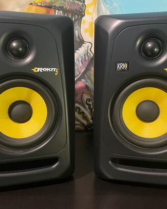 Monitor KRK Rokit 5 G3 (Coppia) + Cavi.