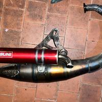 Marmitta/scarico Yasuni R rossa OMOLOGATA booster