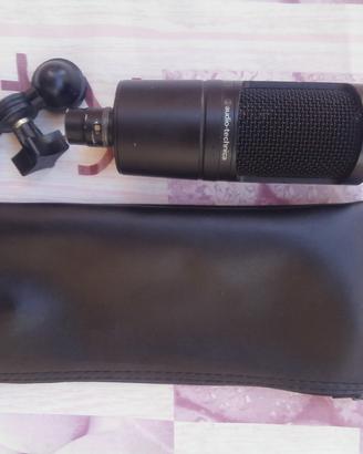 Microfono Audiotechnica AT2020 + Cuffie studio