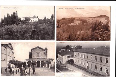 Lotto di 8 cartoline di Peccioli (Toscana)