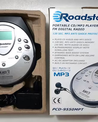 Roadstar PCD-9550MPT con Lettore CD MP3 + Radio FM