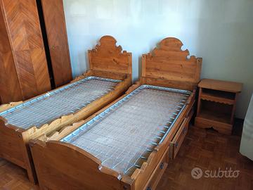 Letto in legno 
