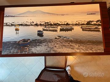 Stampa su Tela - Golfo Di Napoli Con Veduvio