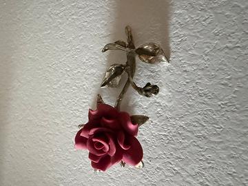 Rosa in argento