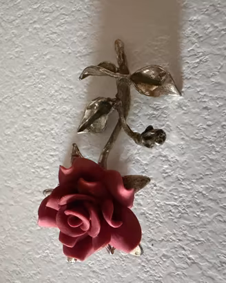 Rosa in argento
