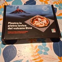Piastra in pietra lavica per pizza