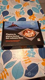 Piastra in pietra lavica per pizza