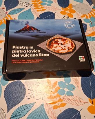 Piastra in pietra lavica per pizza