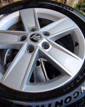 cerchi lega octavia wagon e gomme invernali Pirell