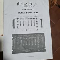 mixer  ibiza usb 5 canali