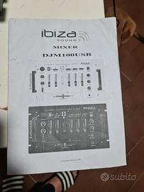 mixer  ibiza usb 5 canali