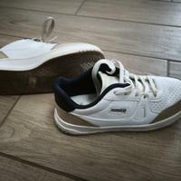 Scarpe bambino PIOMBO bianche e beige - taglia 36