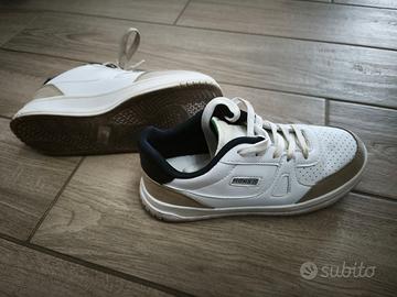 Scarpe bambino PIOMBO bianche e beige - taglia 36