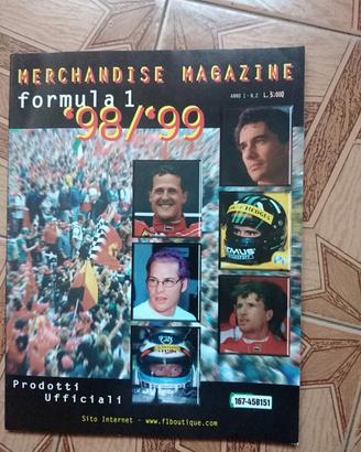 merchandise magazine formula 1  ' 98/99  