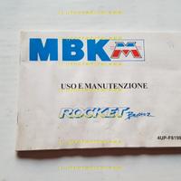 MBK 50 BOOSTER Rocket 1995 MANUALE USO ORIGINALE
