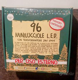 96 Mini Lucciole Led da esterno - colore blu
