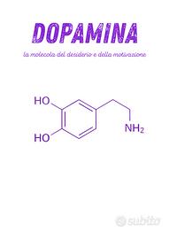 Poster Dopamina A4 – Molecola della Motivazione