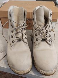 Timberland anfibi bianche donna 