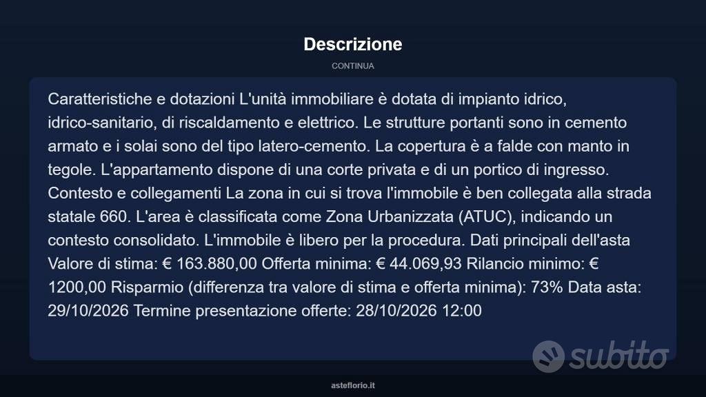 Appartamento – Luzzi, Cavoni-Ginestreto - Vista 4