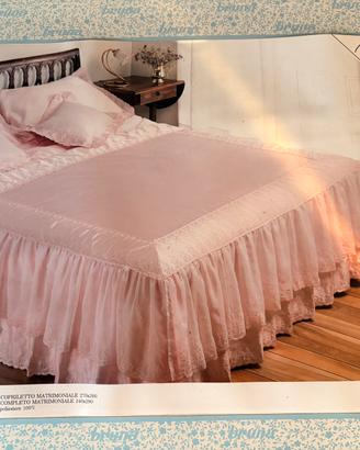 Coordinato letto matrimoniale copriletto lenzuola