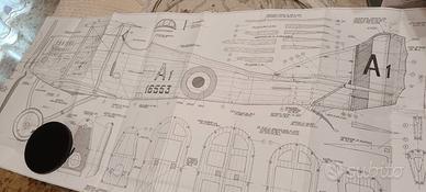 Kit aeromodello da costruire Ansaldo Balilla