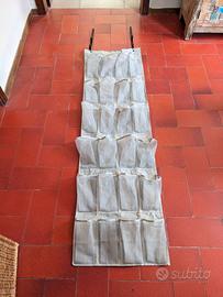 Scarpiera da porta salvaspazio a 24 tasche
