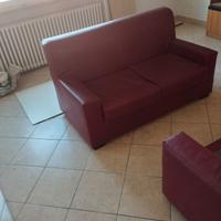 Divano 2posti in pelle made in Italy