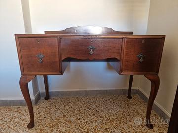 Scrivania in legno stile classico inglese