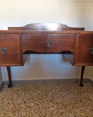 Scrivania in legno stile classico inglese