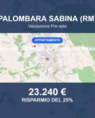 Immobile in asta di 42 m² a Palombara Sabina