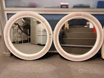 N. 2 Specchi Carrara&Matta Tondi Decorati
