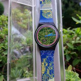 Orologio vintage Swatch nuovo GB137 The globe